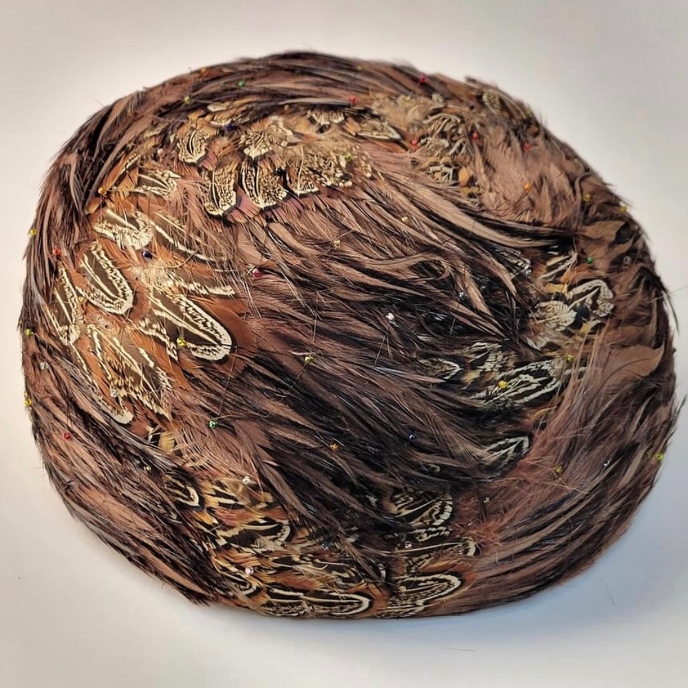 Vintage Helen Joyce Feathered Hat